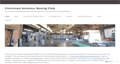 Desktop Screenshot of cincinnatiamateurboxingclub.com